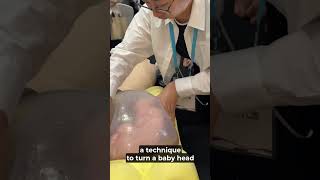 Live ECV Technique  Turning a Breech Baby [upl. by Petersen123]