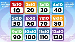 10 TIMES TABLE Math Song Count up by 10s [upl. by Airamanna]