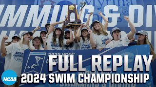 2024 NCAA DII swimming and diving day 4  FULL REPLAY [upl. by Sigfrid]