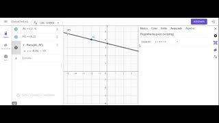 Graficar rectas en geogebra [upl. by Saffier]