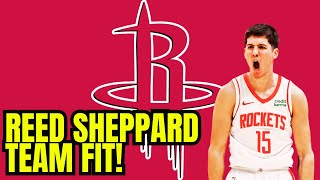 Reed Sheppard to the Houston Rockets  NBA draft pick reaction and player breakdown [upl. by Allanson]