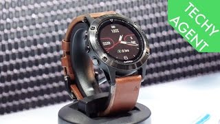 Hands On with Garmin Fenix 5 5S 5X at CES 2017 [upl. by Nylecsoj]