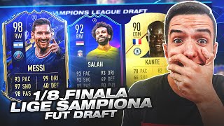 VELIKI 18 FINALA LIGE SAMPIONA DRAFT FIFA 22 TOTY MESSI SALAH [upl. by Cavallaro]