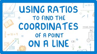 GCSE Maths  Using Ratios to Find the Coordinates of a Point On a Line 73 [upl. by Giovanna31]