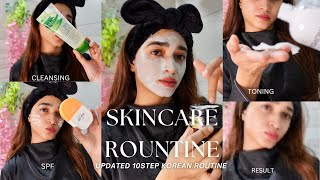 MY UPDATED 10 STEP KOREAN SKINCARE ROUTINE POST MAKEUP skincareroutine glassskin [upl. by Riedel]