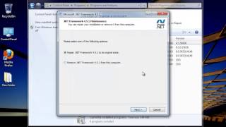 Uninstall Microsoft NET Framework 451 [upl. by Seyah]