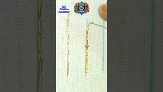 Zardosi Work  Zardosi Work Design  Zardosi Work for Beginners  Srija Aari Designers embroidery [upl. by Ardekan747]