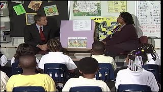 Sept 11 2001 President George W Bush learns about terror attacks at Sarasota school [upl. by Anailuig760]