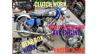 Royal Enfield Bullet Machismo 5 Speed AVL engine full work gear box full work clutch full work [upl. by Dranyer]