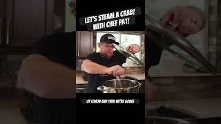 Let’s steam a crab With Chef Pat seafood food foodie crabfeast crab eating [upl. by Llen]