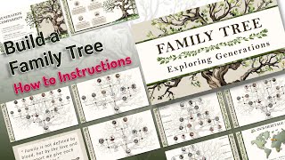 Make a Family Tree PowerPoint Template  Instructions [upl. by Kendrick]