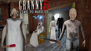 Granny 5 Time Machine Escape Full gameplay  Granny Grandpa ka Time Machine bahut khatarnak hai😱😂 [upl. by Nirrep]