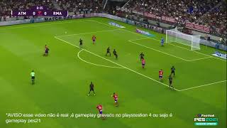 PES21 Atlético de Madrid vs Real Madrid [upl. by Orling]