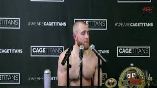 Jack Congdon v Jonathan Piersma  Cage Titans 65  Post Fight [upl. by Aiahc]