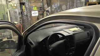 How To Remove Door Weatherstrip  Hyundai Getz [upl. by Llig]