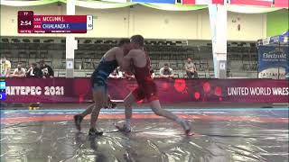 Repechage GR  77 kg J MCCUNN USA v F CHIALANZA ARG [upl. by Stedman482]