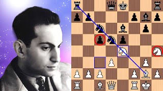 Mikhail Tals Kings Indian Attack defeats Estonian Champion in 19 moves [upl. by Ecnarret]