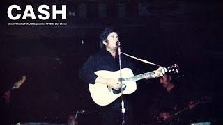 Johnny Cash Live In Wichita FallsTX  September 17 1983 1rst Show [upl. by Noryahs]