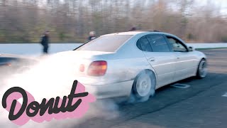 Chris Forsberg Drives And Drifts a Haggard Garage Car  Donut Media [upl. by Melisande]