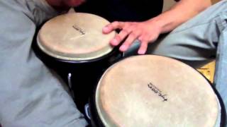 How to play the bongos conga rhythm [upl. by Irik]