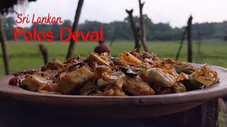 Polos dewal  à¶´à·œà¶½à·œà·ƒà·Š à¶©à·™à·€à¶½à·Š  Baby jak dewal recipe [upl. by Anak]