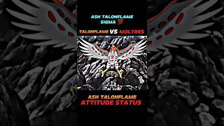 TALONFLAME VS MOLTRES  TALONFLAME ATTITUDE STATUS  shortfeed pokémon ytshorts [upl. by Fasa]