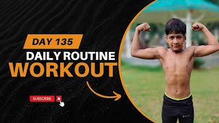 DAILY ROUTINE WORKOUT DAY 135 exercise youtube fitness akshayphotography7706 dit gym routine [upl. by Veljkov]