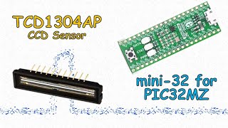 TCD1304AP CCD Sensor Readout Using PIC32MZ [upl. by Giorgi193]