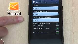 Cómo configurar tu correo Gmail y Hotmail en tu Android [upl. by Conner]