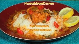 Fish Fricasse  Pescado Guisado [upl. by Nosittam387]