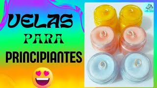 Tutorial cómo Hacer Velas de Parafina con Aroma y Color paso a paso [upl. by Anha]