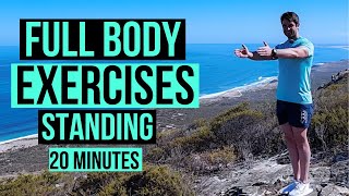 Whole Body Exercises For Seniors amp Beginners 20 Minutes Standing Includes Walking and Relaxation [upl. by Carline]