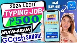 1 WORD  ₱100 FREE GCASH  TYPING JOB  SAHOD PER WORD SA GCASH  WITH REAL PROOF TYPE AND EARN [upl. by Wye363]