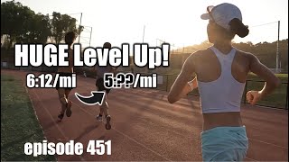 Massive Improvement Weekly Threshold Training marathon running marathontraining [upl. by Ahseirej412]