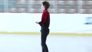 Jackson Golling  Intermediate Men Short Program  2025 Pacific Coast Sectional Singles Final [upl. by Ordnasela250]