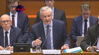 Bruno Le Maire sénerve et se fait calmer en audition [upl. by Crispa933]