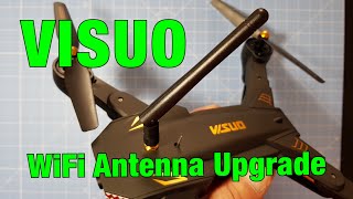 Visuo XS809 WiFi Antenna Upgrade Mod [upl. by Vivia273]