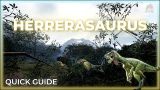 HERRERASAURUS Quick Guide  The Isle Evrima [upl. by Nwahsat]