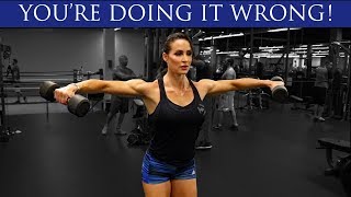 How To Do Lateral Raises  Build Your Shoulders [upl. by Leban319]