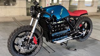 Ultimate BMW Cafe Racer Build Timelapse K100 [upl. by Ruomyes]