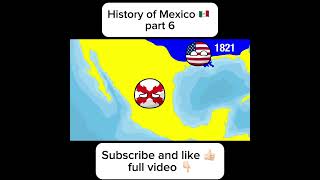 Countryballs  History of Mexico 6 countryballs polandball history mexico ww2 america [upl. by Yesnil]