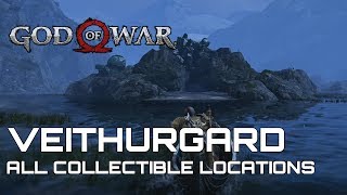 God Of War 100 Collectible Guide VEITHURGARD [upl. by Hannahoj]