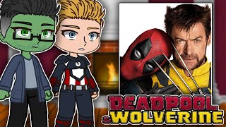 Avengers React To Wolverine  Deadpool Vs Wolverine  Logan  Gacha React [upl. by Raveaux270]