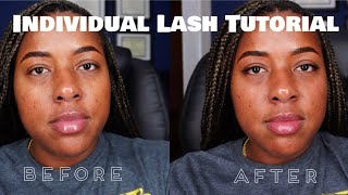 Let’s apply Individual Lashes for the first time together  Lash Tutorial  Beginner friendly [upl. by Tnecillim]