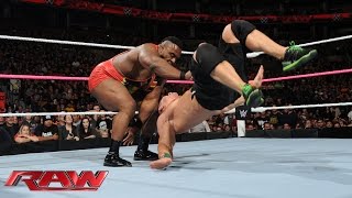 John Cena vs Big E  United States Championship Match Raw Oct 5 2015 [upl. by Auberta]