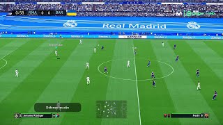 PES 2024  Real Madrid vs FC Barcelona Gameplay PC  eFootball 2024 Concept  PES 2021 Mods [upl. by Tavish]