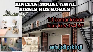 BISNIS kos kosan peluang usaha dan cara memulainya  10 kamar kos [upl. by Aduhey]