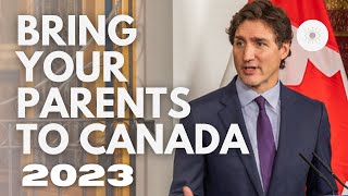 PARENTS AND GRANDPARENTS PROGRAM PGP 2023  IRCC  CANADA IMMIGRATION NEWS 2023 [upl. by Bogusz]