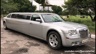 Indias rare Chrysler 300C Limousine 2009  Reallife review [upl. by Annaed767]