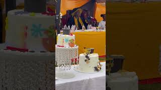 Graduation themed cakes baking cake cakedecorating weddingcakedecorating [upl. by Hgiellek]